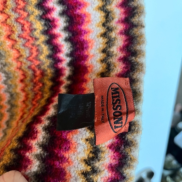Missoni Wool Multi-Coloured Scarf - Picture 2 of 4